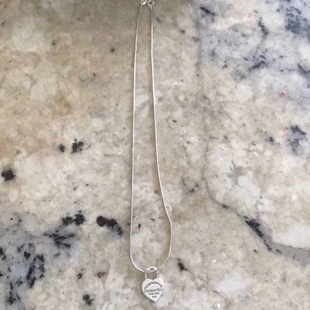 Italian Silver 925 Necklace free return to Tiffany